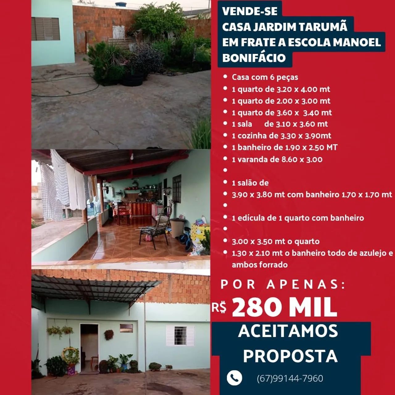 casa a venda jardim taruma 
