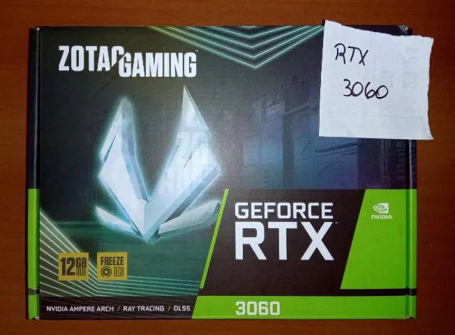 Caixa original da Geforce RTX 3060