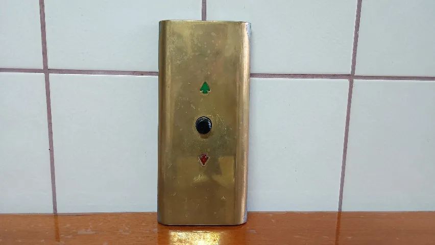 espelho botao elevador antigo  - Foto 2