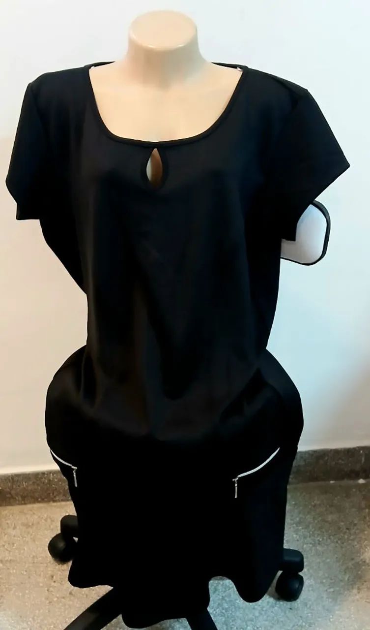 Vestido Plus size preto