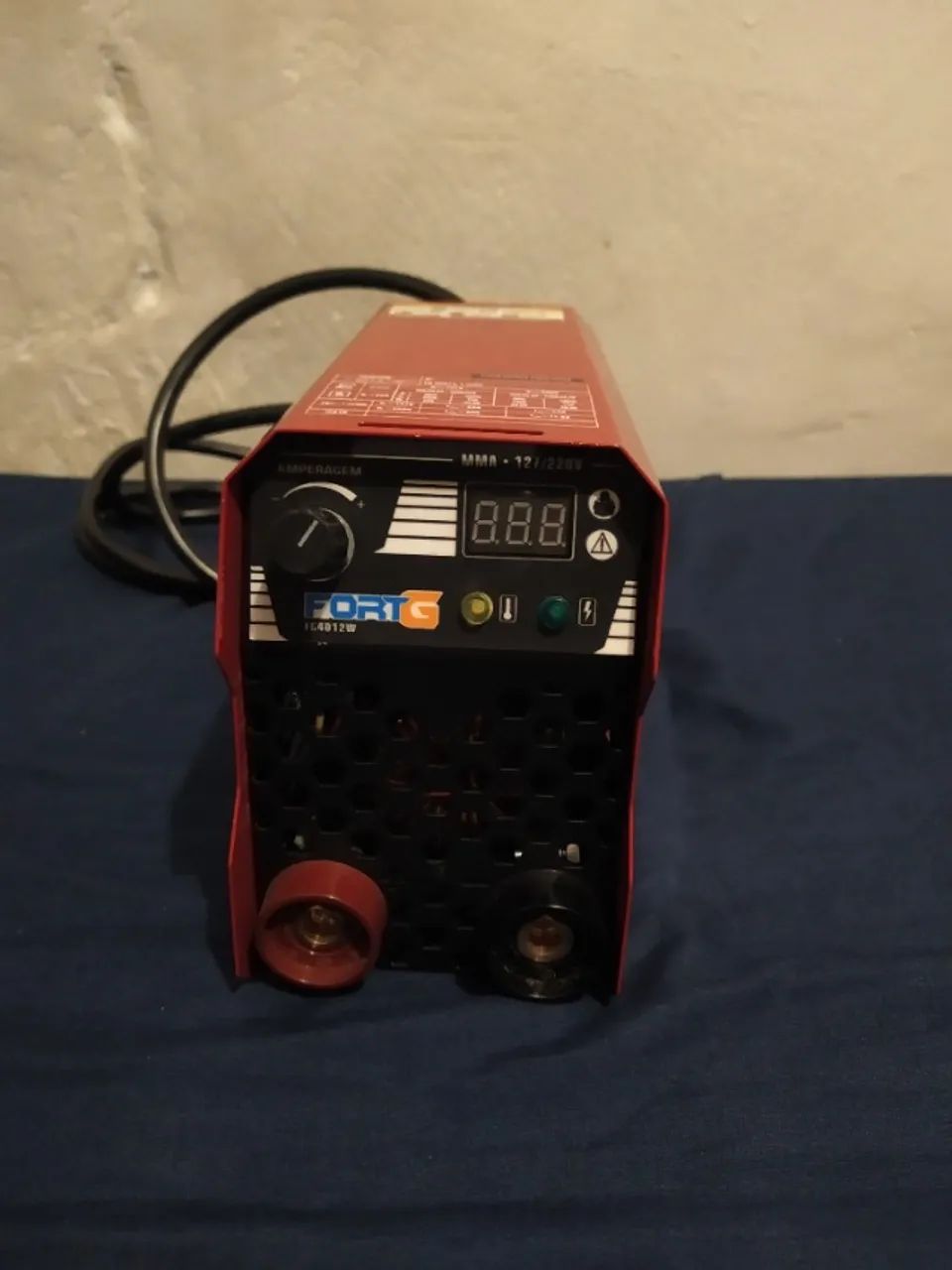Máquina de Solda Fortg 130A + Case Boxer com 1kg de Eletrodo - Foto 2
