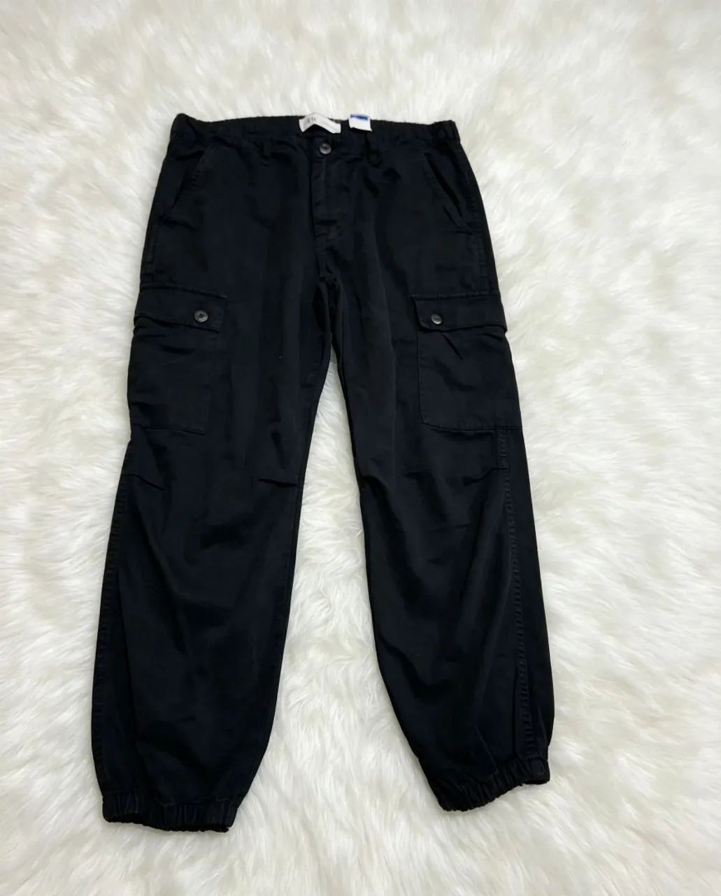 Calça feminina cargo preta zara  - Foto 2