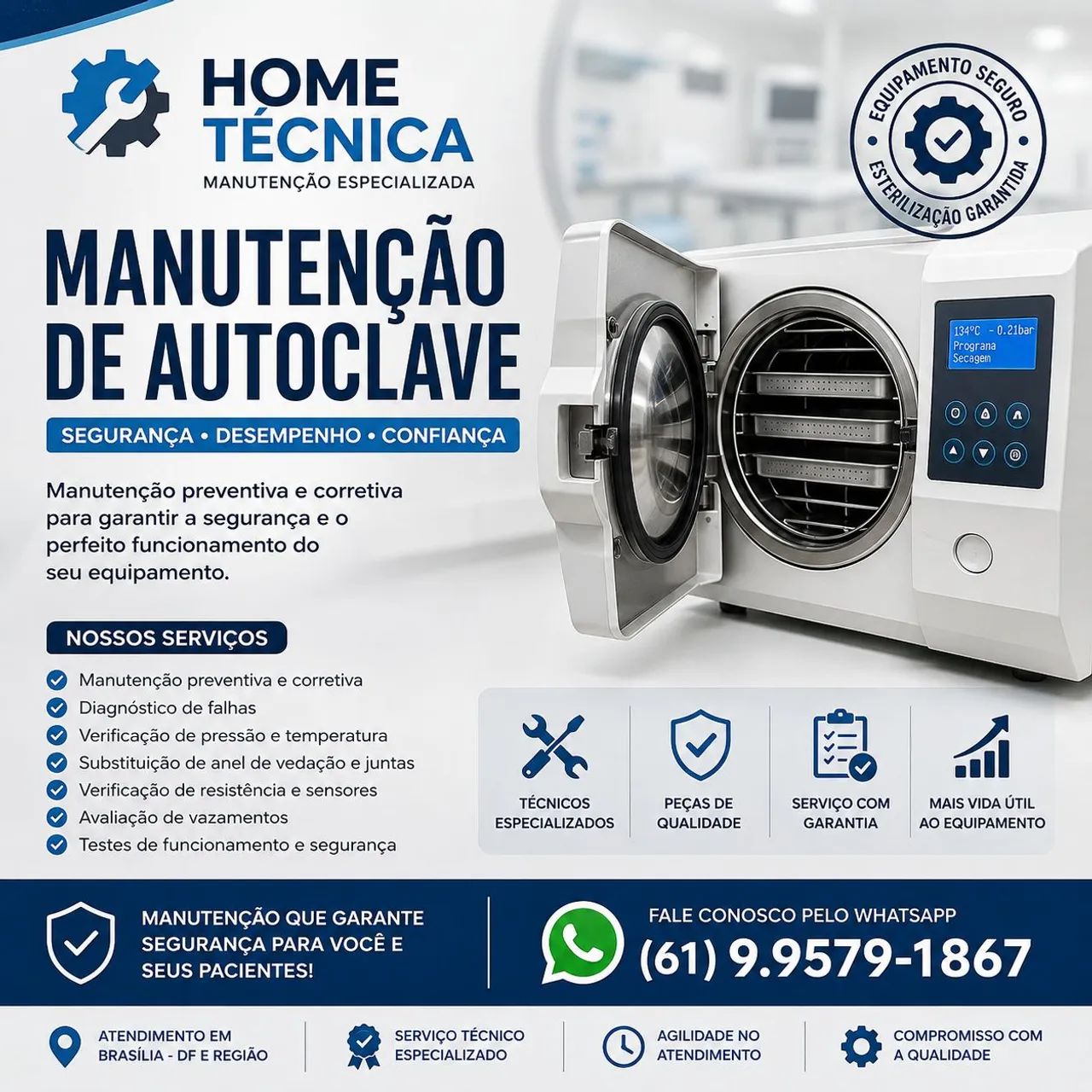 Autoclave - Manutenção 