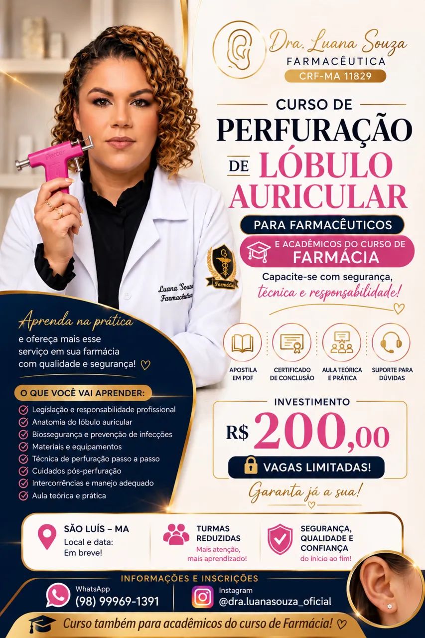 Curso de aplicação de Brinco