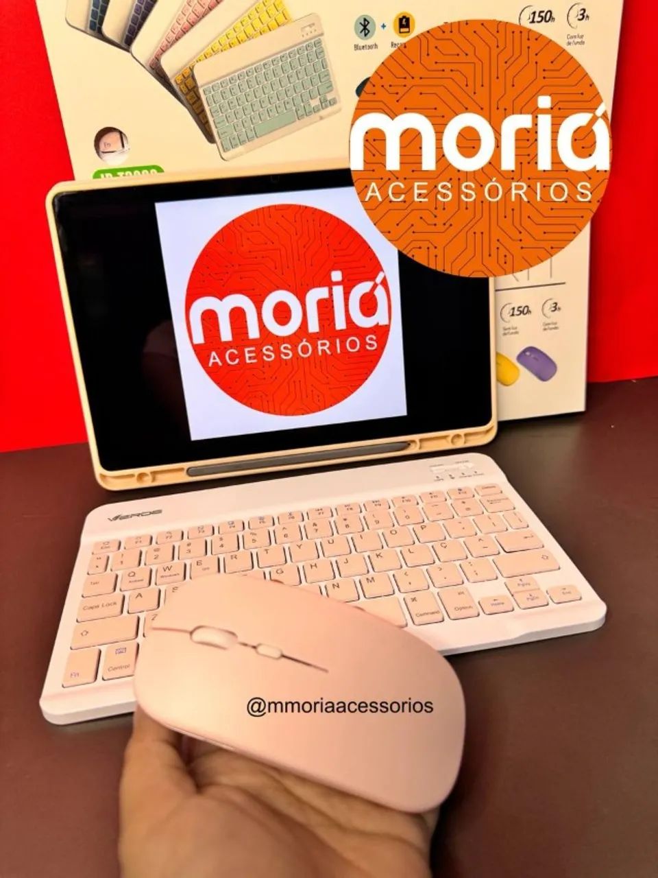 Kit Teclado e Mouse Bluetooth - Foto 2