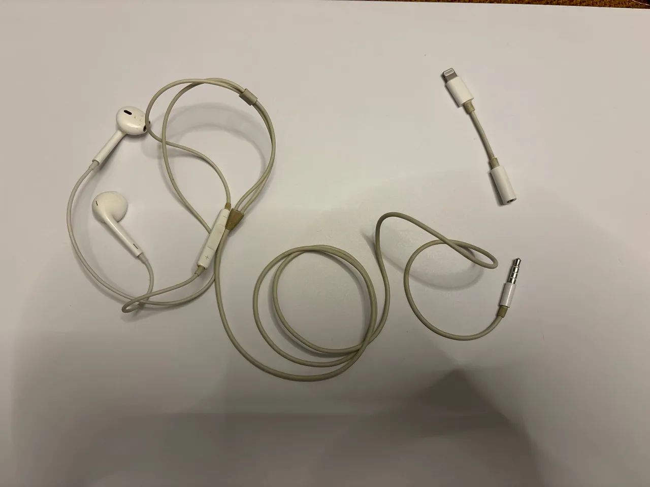 Fone de ouvido Apple Original com adaptador  - Foto 2