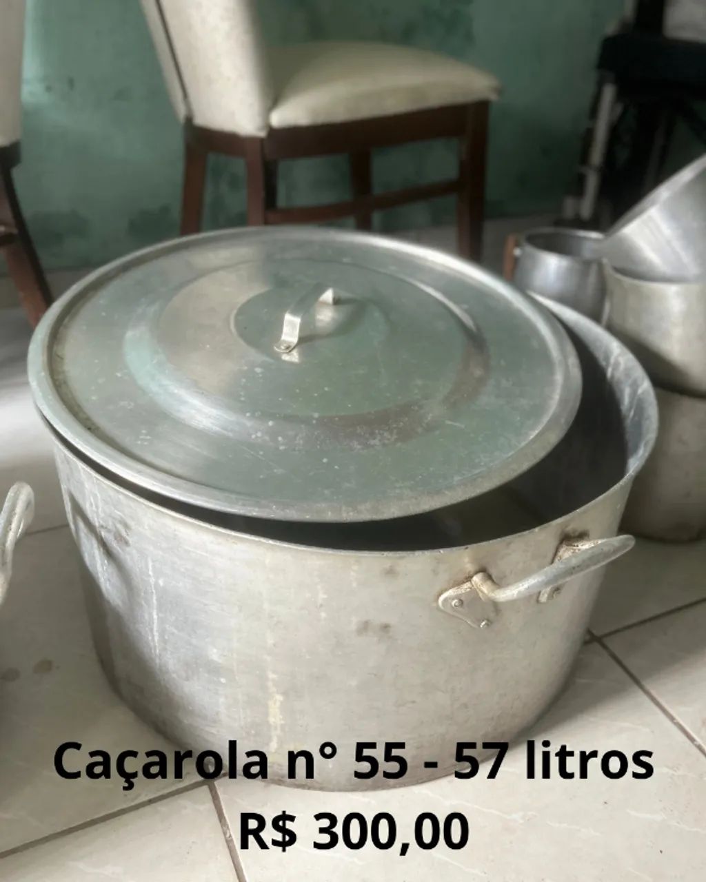 Panelas industriais - Pra vender logo!! - Foto 4