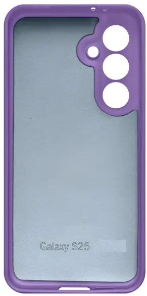 Capa de silicone roxa para Samsung Galaxy S25 - Foto 2