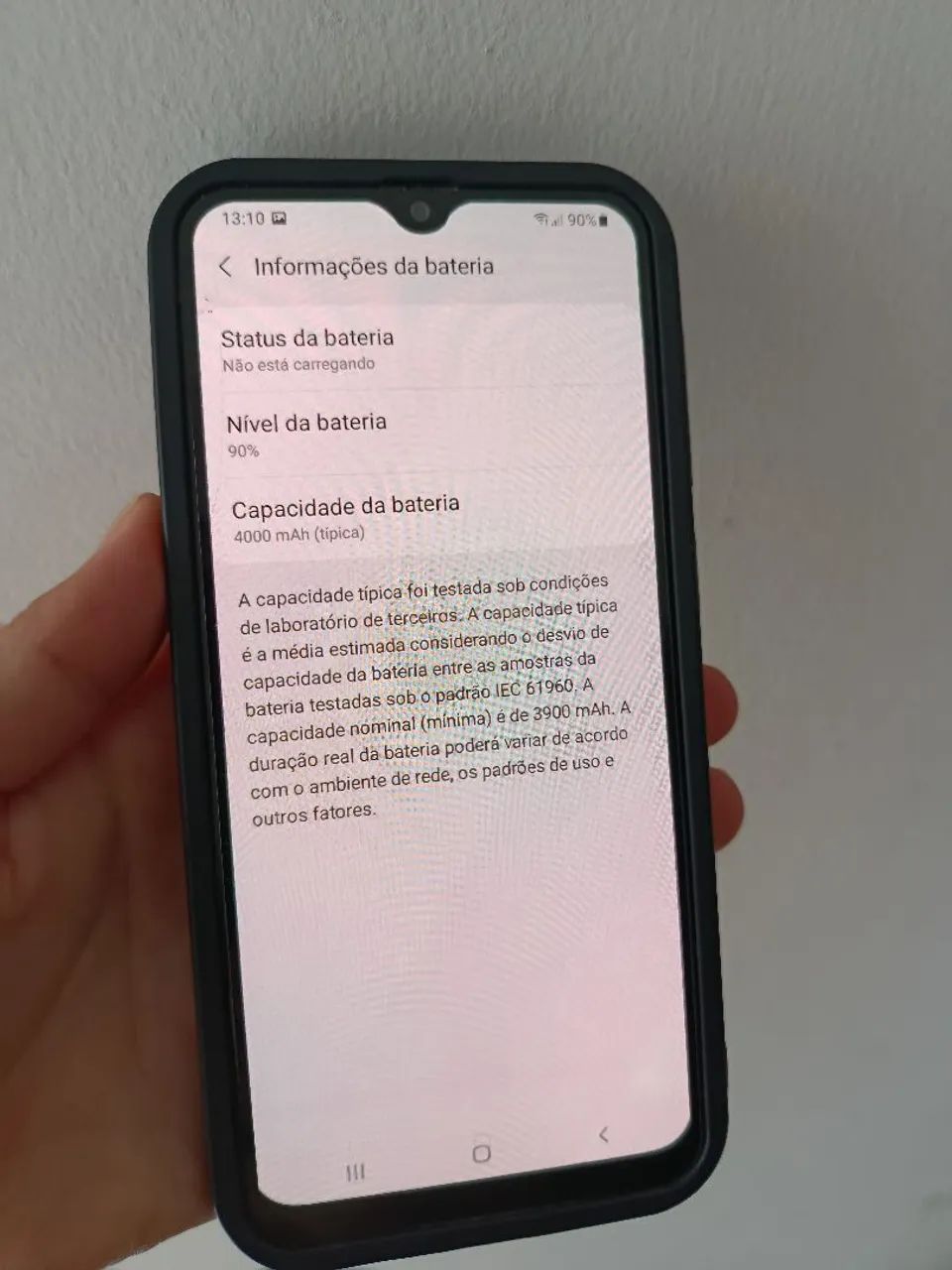 Celular Samsung a30s defeito na tela - Foto 4
