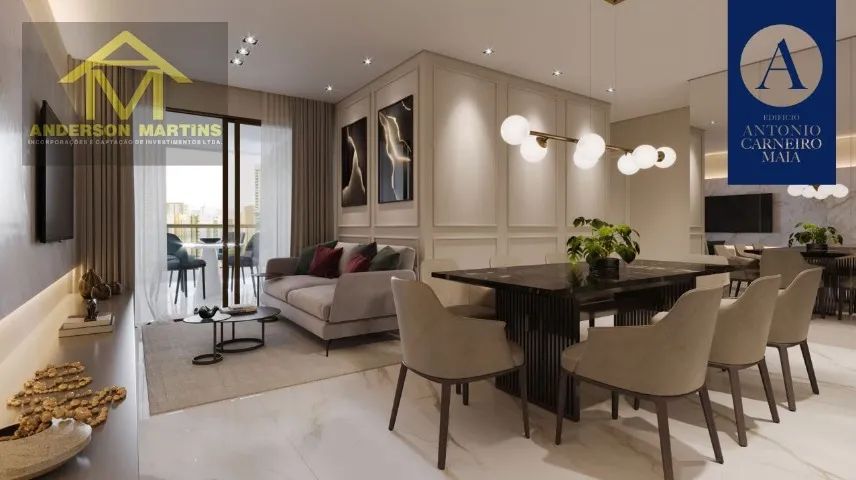  Apartamento com Vista para o Mar em Praia da Costa: 4 Quartos com Suíte com 101,74 m² cod - Foto 3