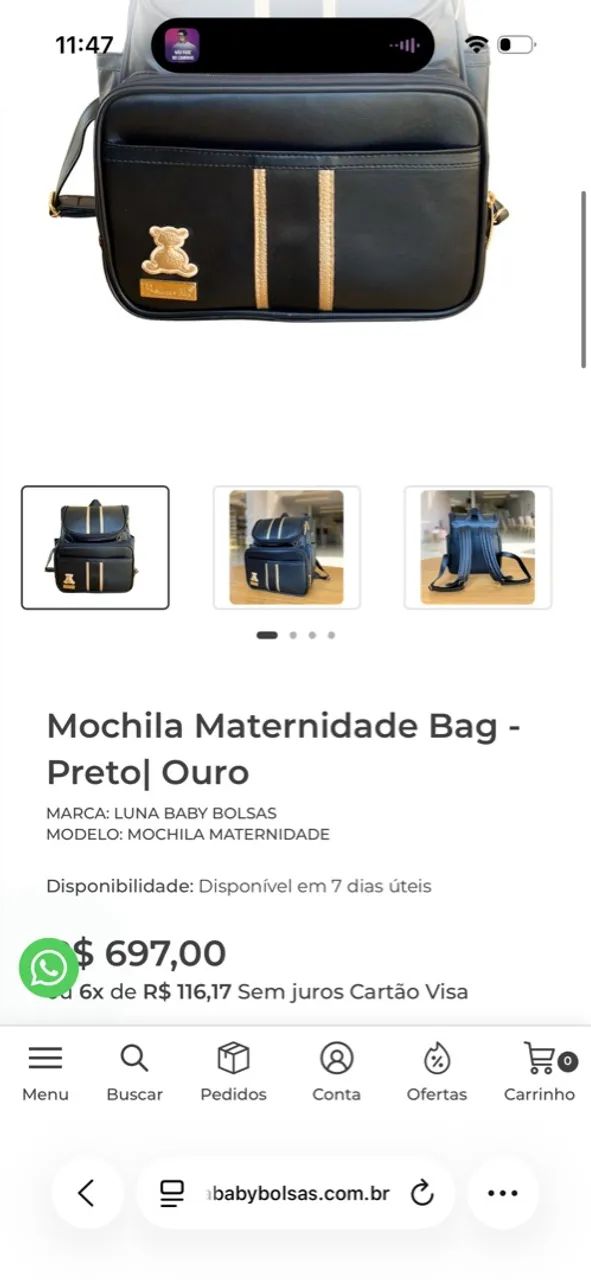 Bolsa maternidade perfeita  - Foto 4