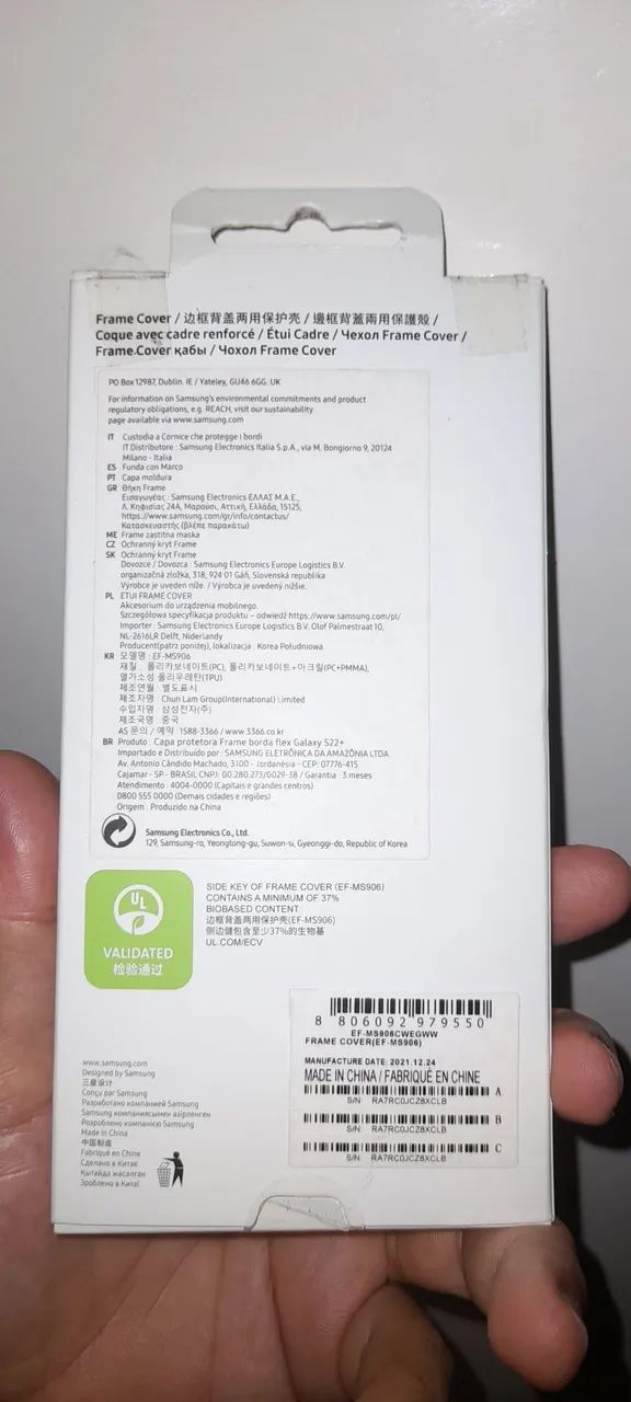 Capa frame cover galaxy s22 plus original samsung - Foto 2