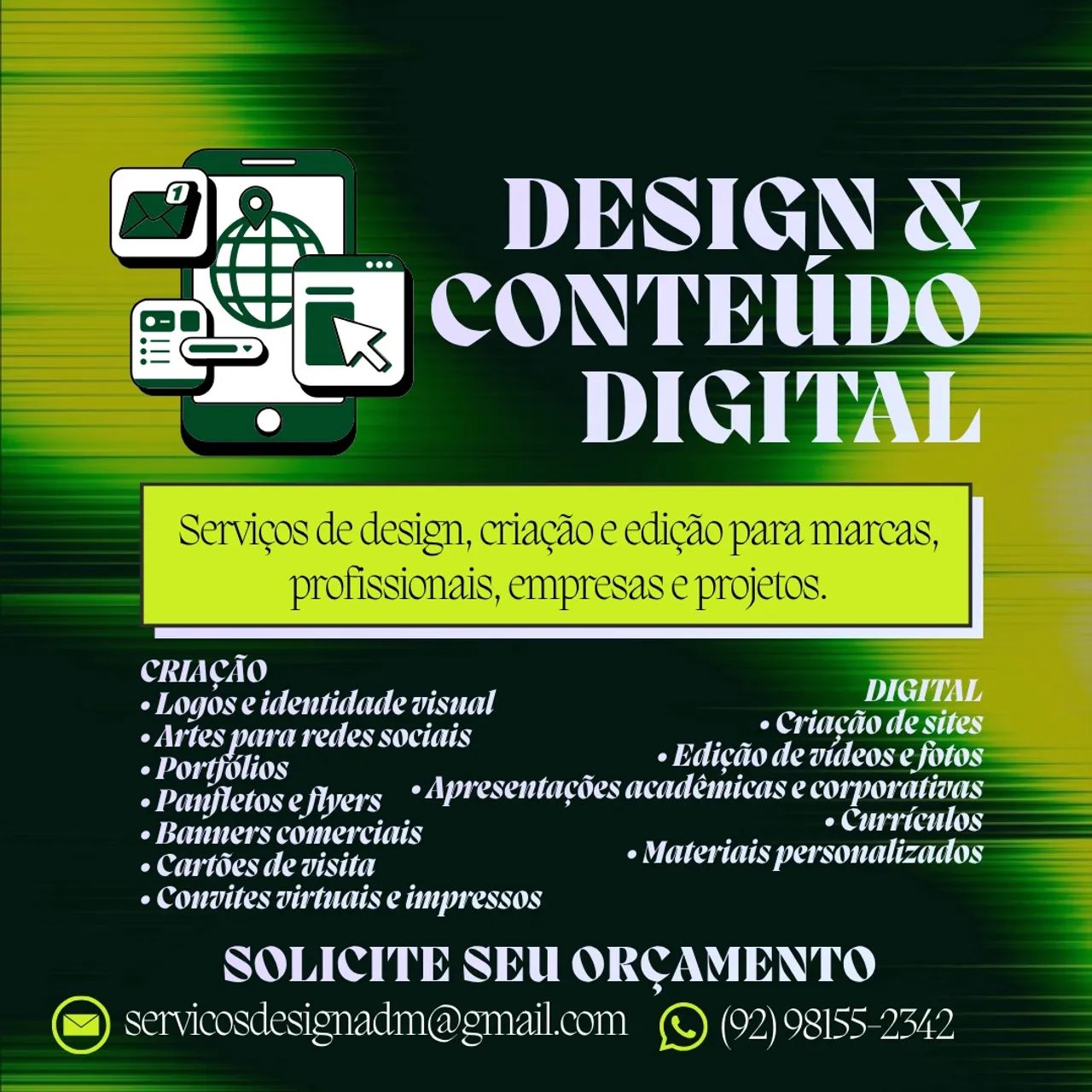 DESIGN & CONTEÚDO DIGITAL