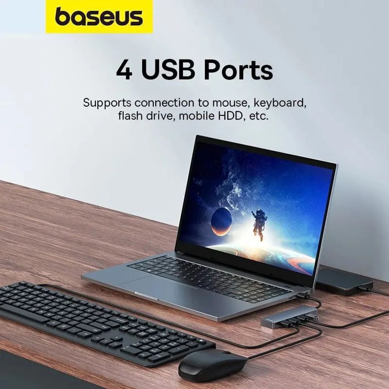 Hub USB Baseus Premium (Original e Lacrado) - Foto 5