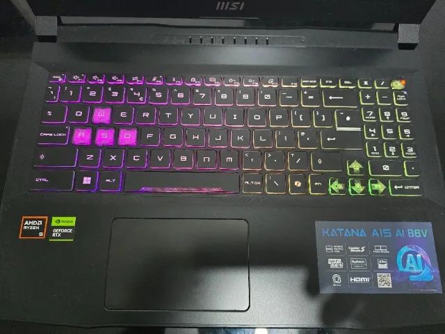 Ryzen 9, RTX 4070, Notebook Gamer/Worstation MSI Katana - Foto 2