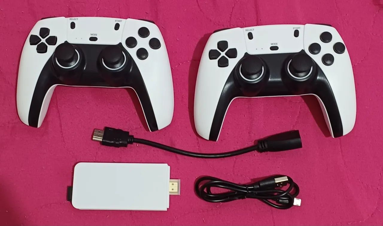 Game Stick M15 Pro 4k 64GB com 2 controles sem fio +20.000 jogos