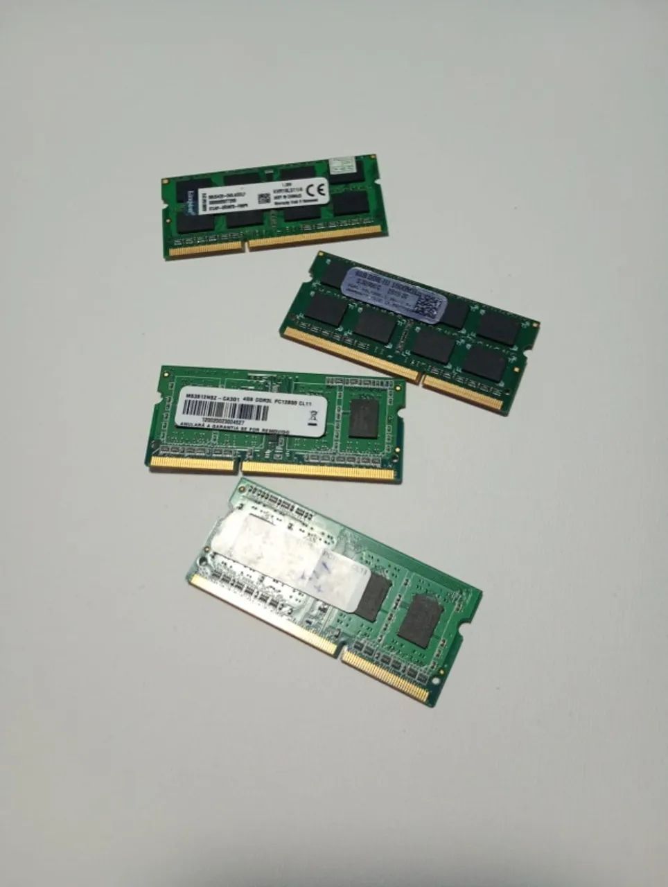 Memória 4GB DDR3 1600MHz Notebook - Funcionando 100% (Valor de R$45 a unidade)
