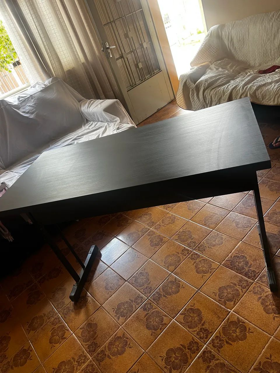 Mesa escritório preta - Foto 2