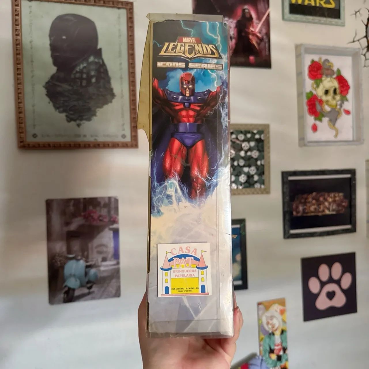 Boneco Magneto Marvel Legends Icons Series Hasbro - Foto 2