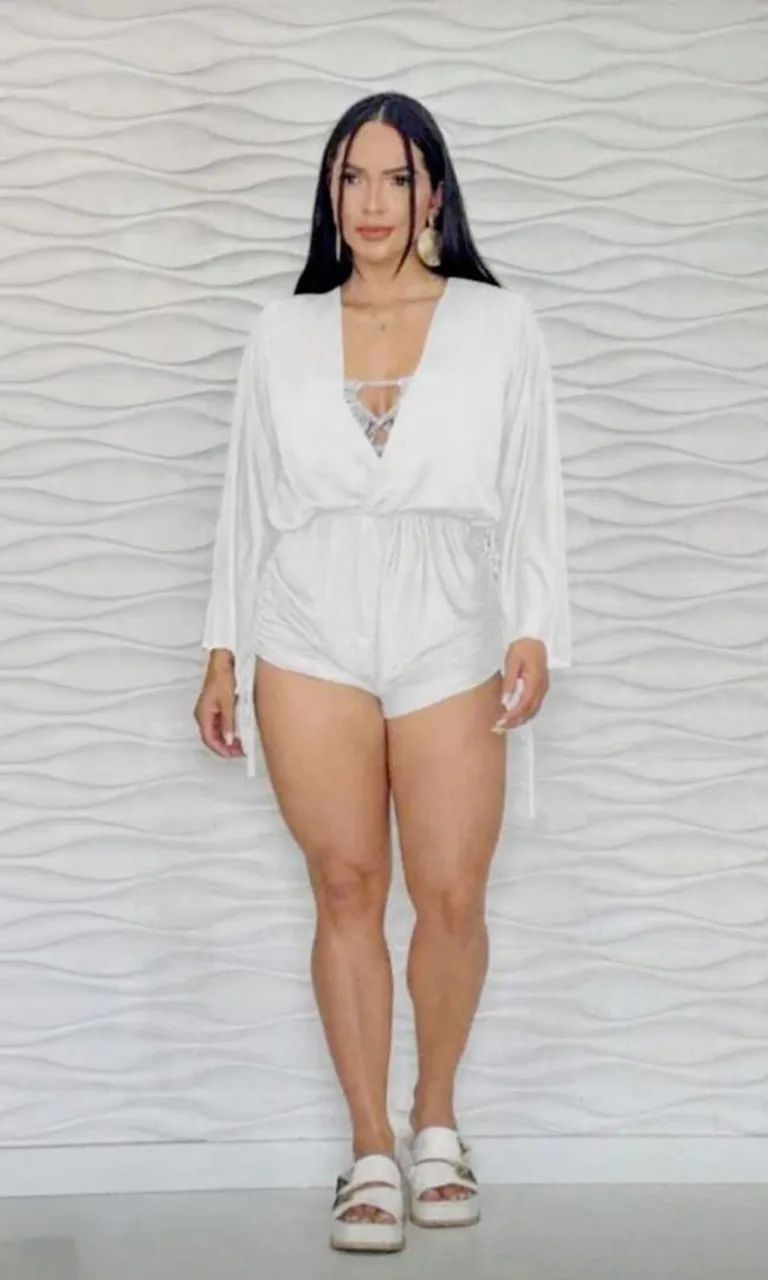 MODA PRAIA: Macaquinho tule 