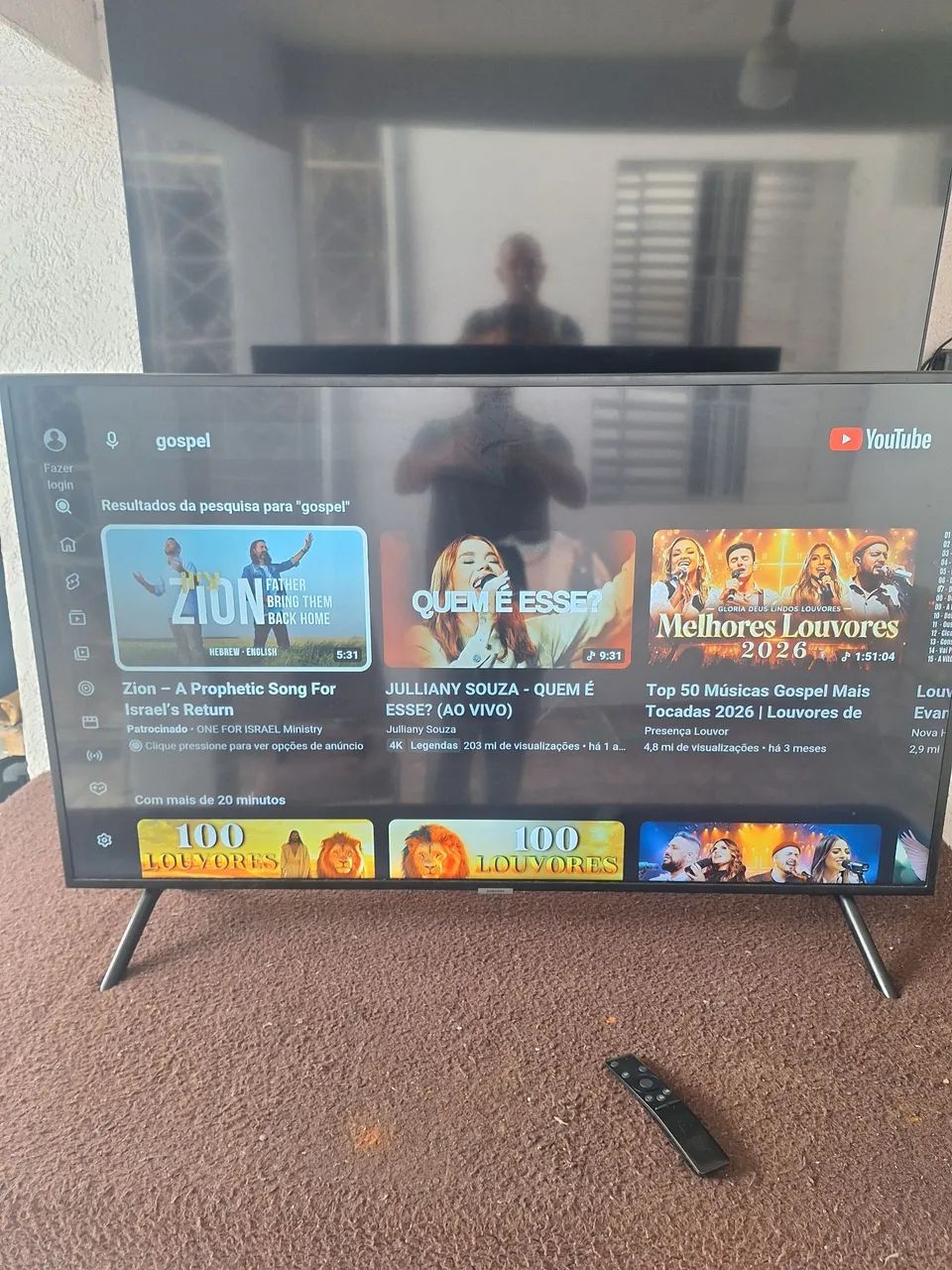 TV SMART SANSUNG 4K 49 POLEGADAS FUNCIONANDO PERFEITAMENTE ACEITO CARTÃO DE CRÉDITO  - Foto 3