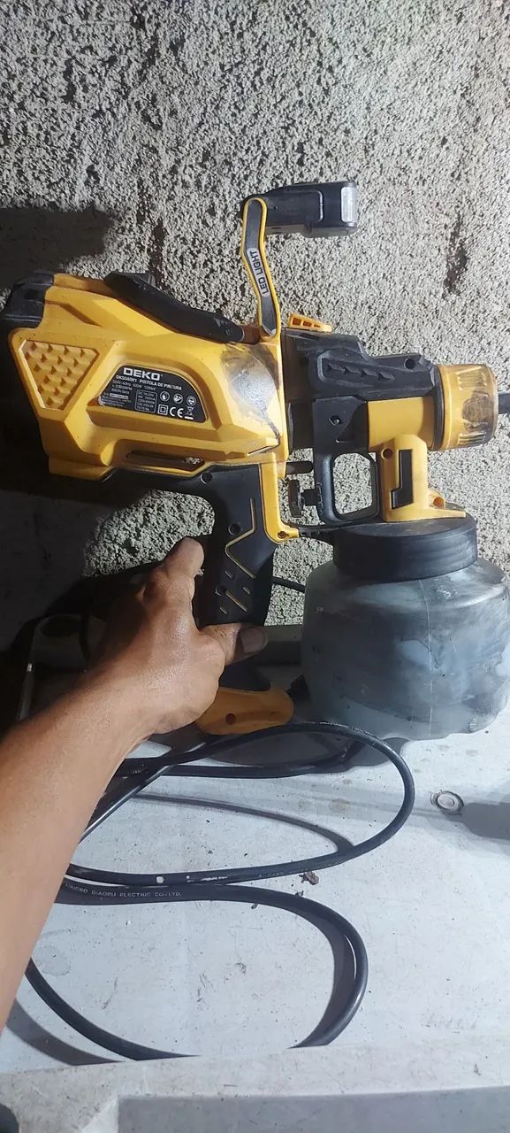 Pistola de pintura deko elétrica 