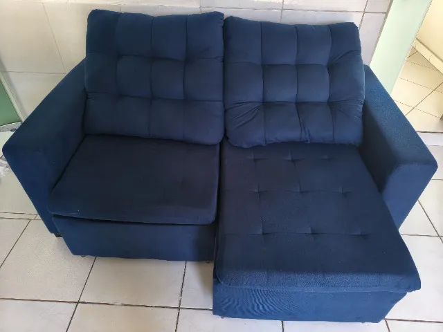 Sofá retrátil dois lugares 