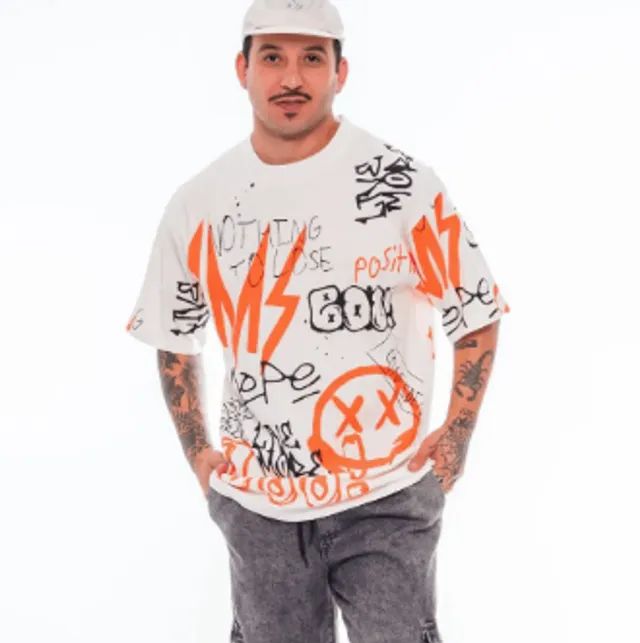 Camiseta oversized premium block nothing to lose - Foto 4