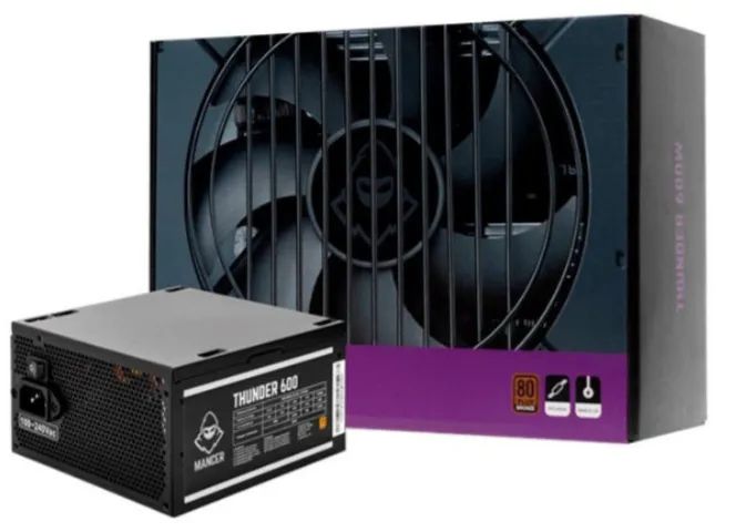 Fonte Mancer Thunder 600w 80 Plus Bronze (Novas + garantia)