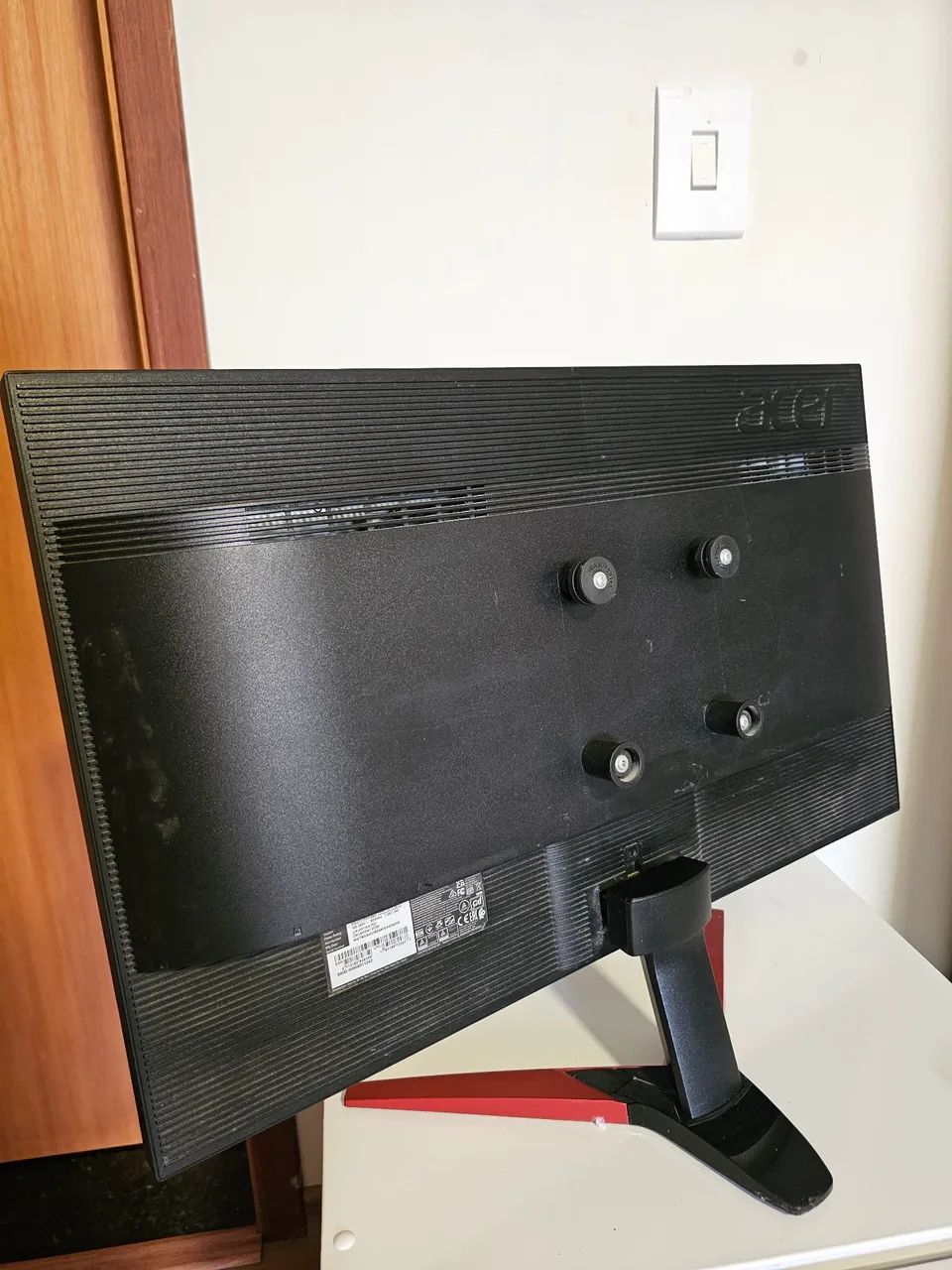 Monitor Acer Preto com tela de 24.5 polegadas 60Hz 127/220v - Foto 3