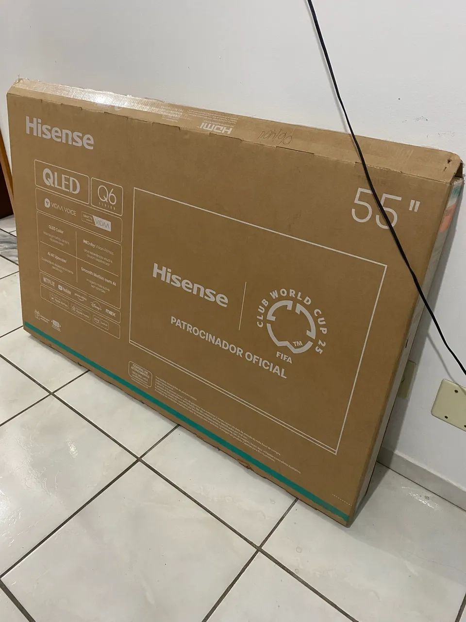 Televisão Hisense Qled 55 polegadas