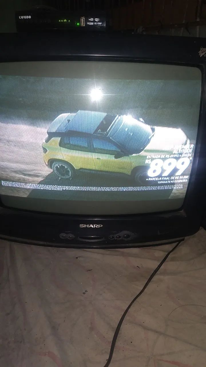 TV de tubo 20 SHARP com conversor  - Foto 5