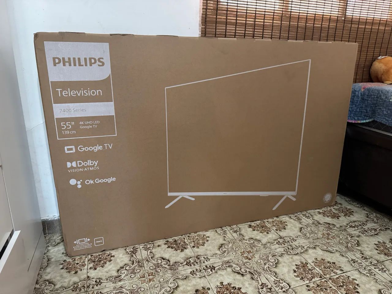 Vendo tv smart 4k 55 polegadas Philips nova na caixa  - Foto 2