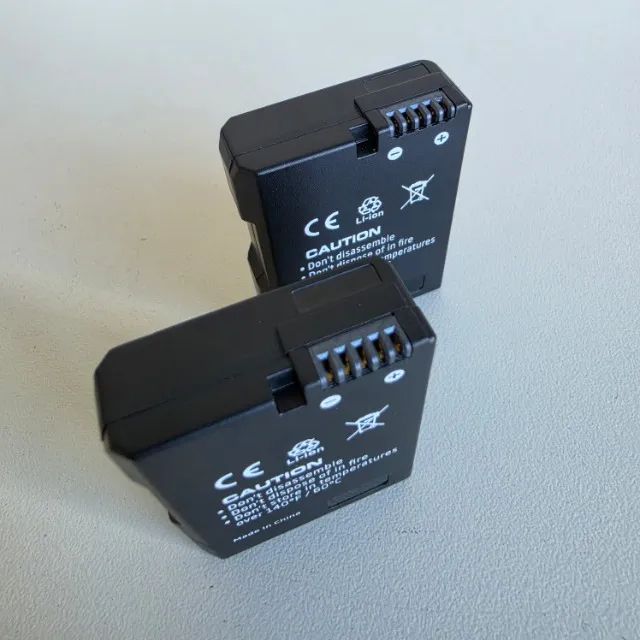 Kit com duas baterias para Nikon EN-EL14 - 1100mAh - Foto 3