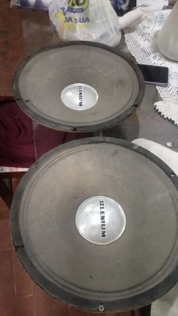 Par de altofalantes 12 polegadas 