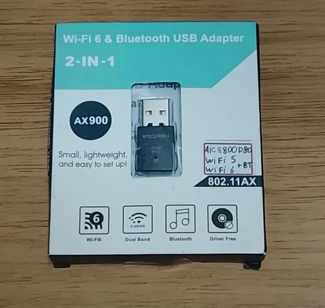 Adaptador WiFi6 5G 2G BT Rocoren - Foto 2