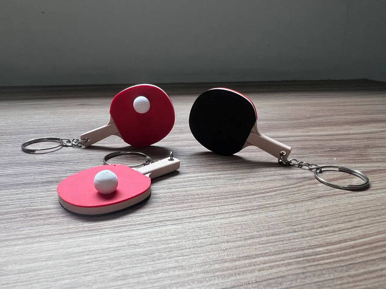 Chaveiro raquete tênis de mesa - Foto 2