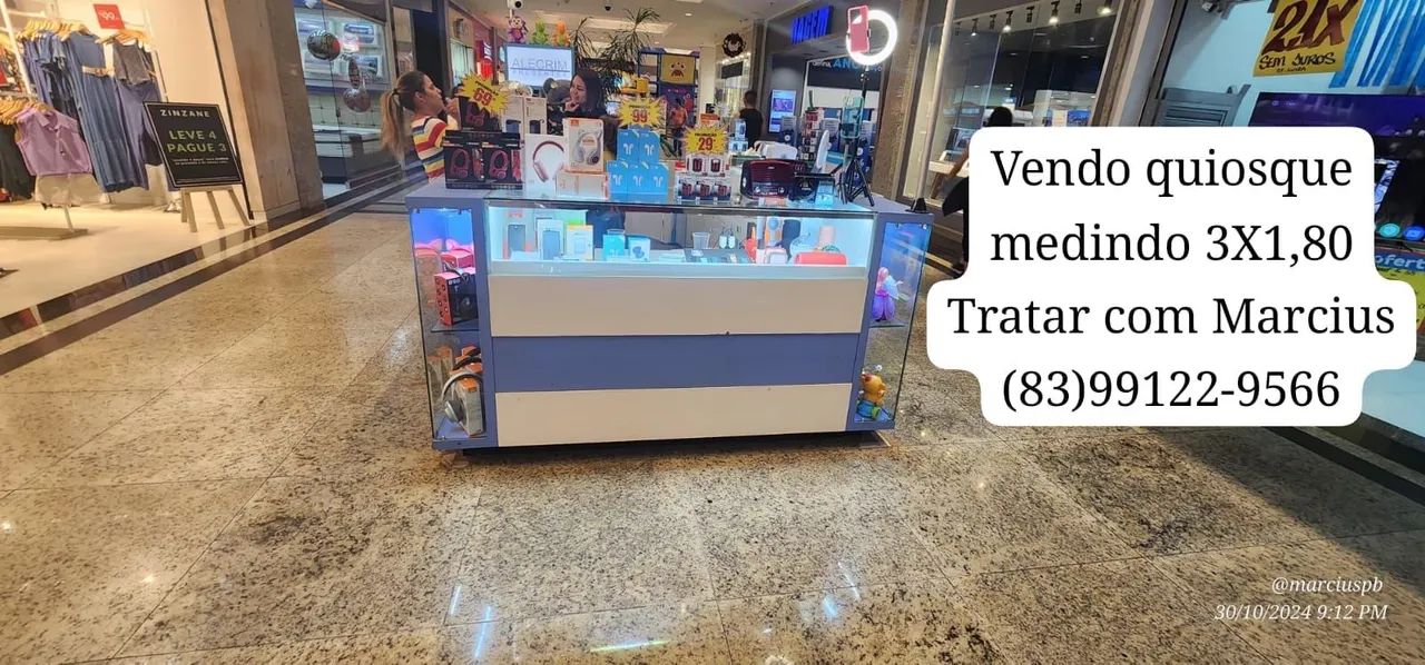 Vendo quiosque espositor pronto para qualquer negócio  - Foto 3