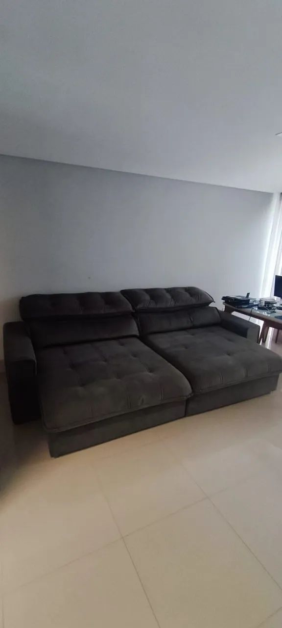 Sofá Retrátil e Reclinável 2,90m - Foto 2