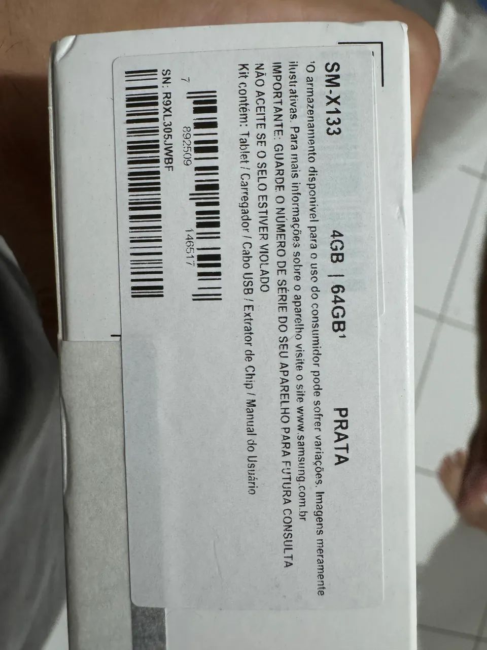 Tablet Galaxy tab a11 4gb/64gb PRATA NOVO - Foto 2