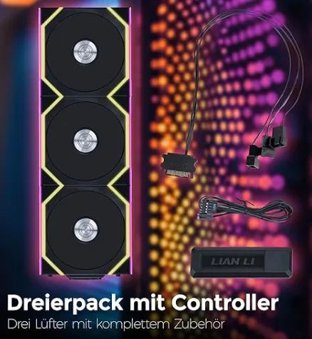 Fans Lian Li SL Wireless Triple Pack (3 fans) - Modelo Reverse Blade - Foto 4