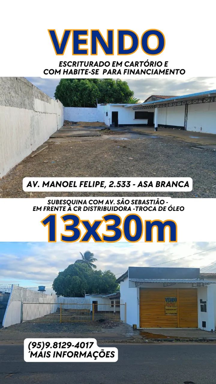 Imóvel Comercial em Av. de grande fluxo