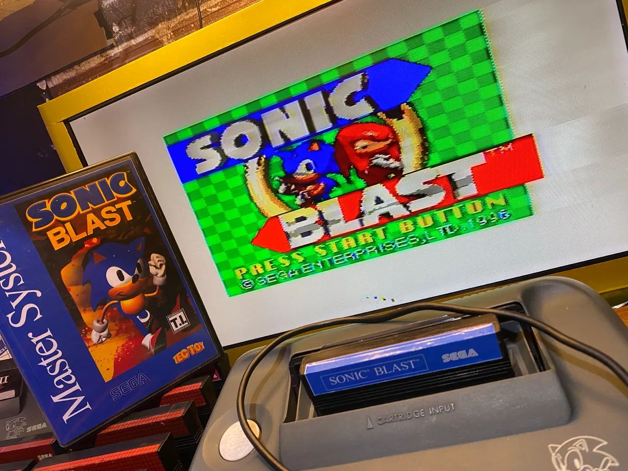 Sonic Blast - Master System (Original) - Foto 3