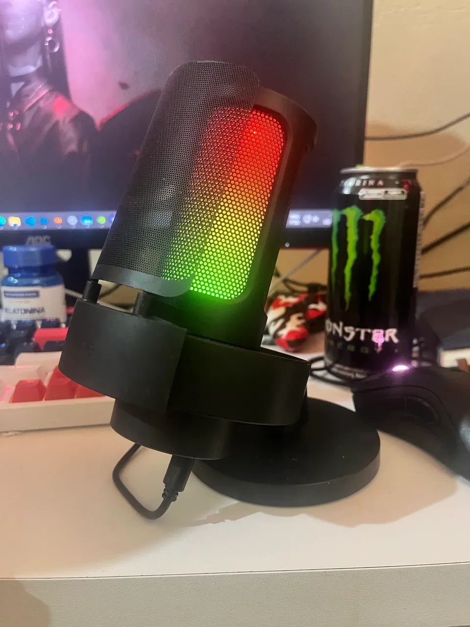 Microfone Gamer FIFINE A8 + braço articulado