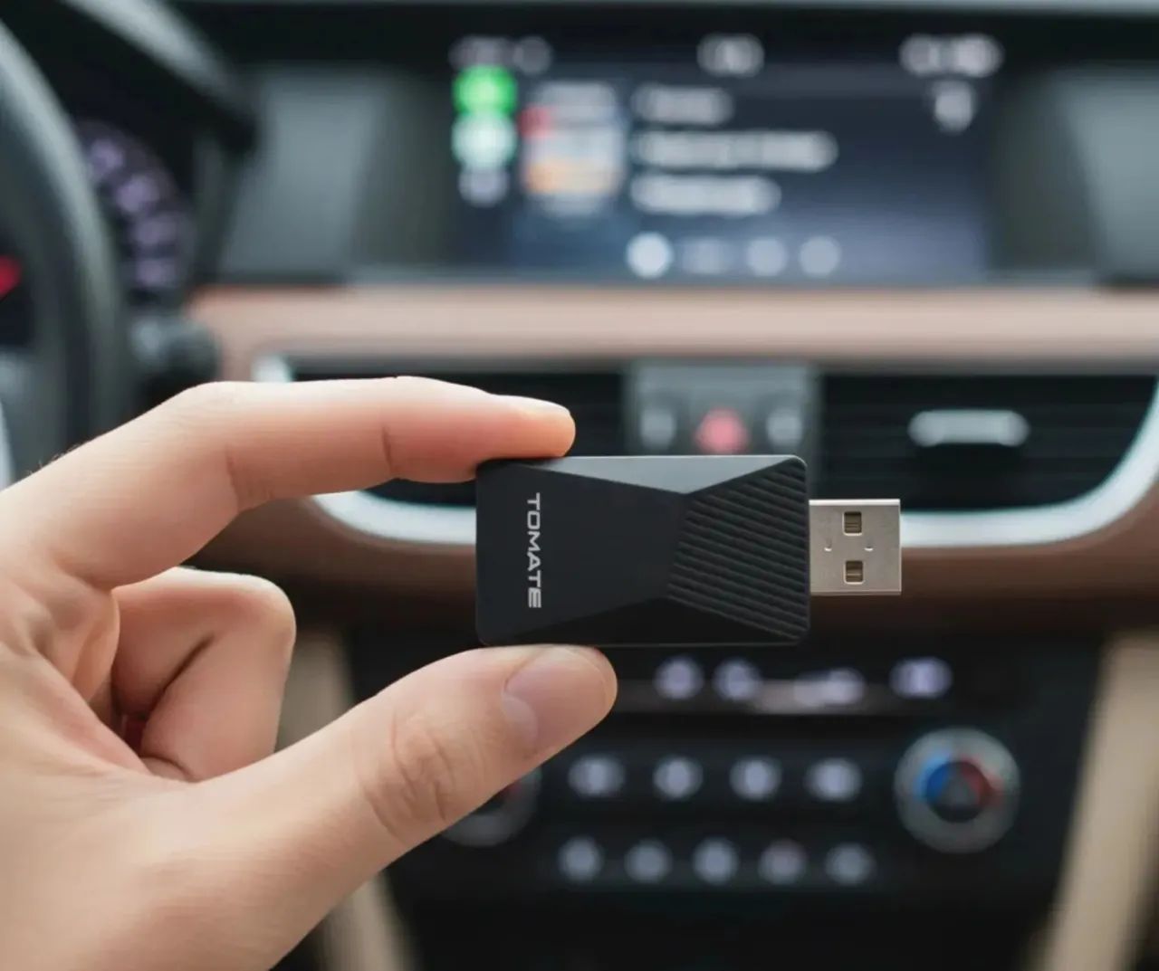 Adaptador Wireless Carplay+android Auto 2 Em1 Tomate Mtc-188 - Foto 6