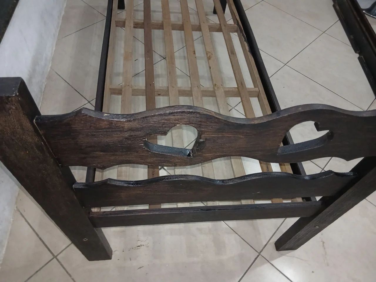 Cama sucupira solteiro 