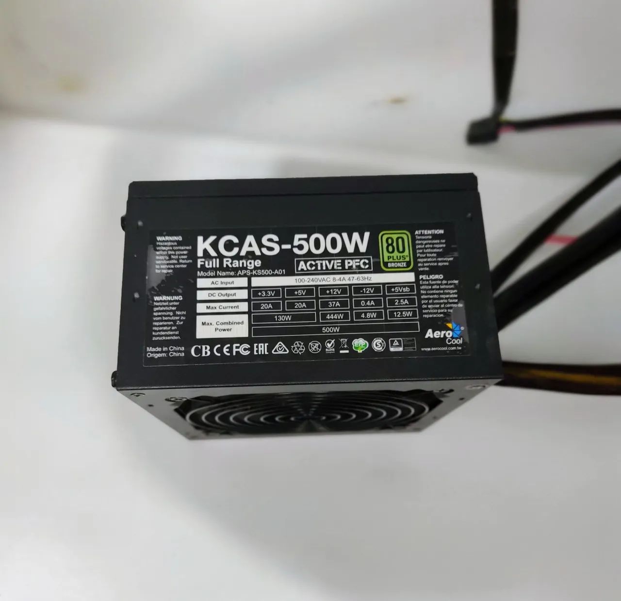 Fonte Aerocool para PC Gamer  - Foto 4