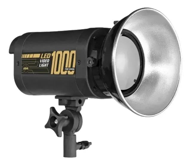 Kit com 01 Iluminador Video Led 1000 Atek 127/220v Branco-frio e 01 Hazy Light 0,50x0,50 - Foto 2