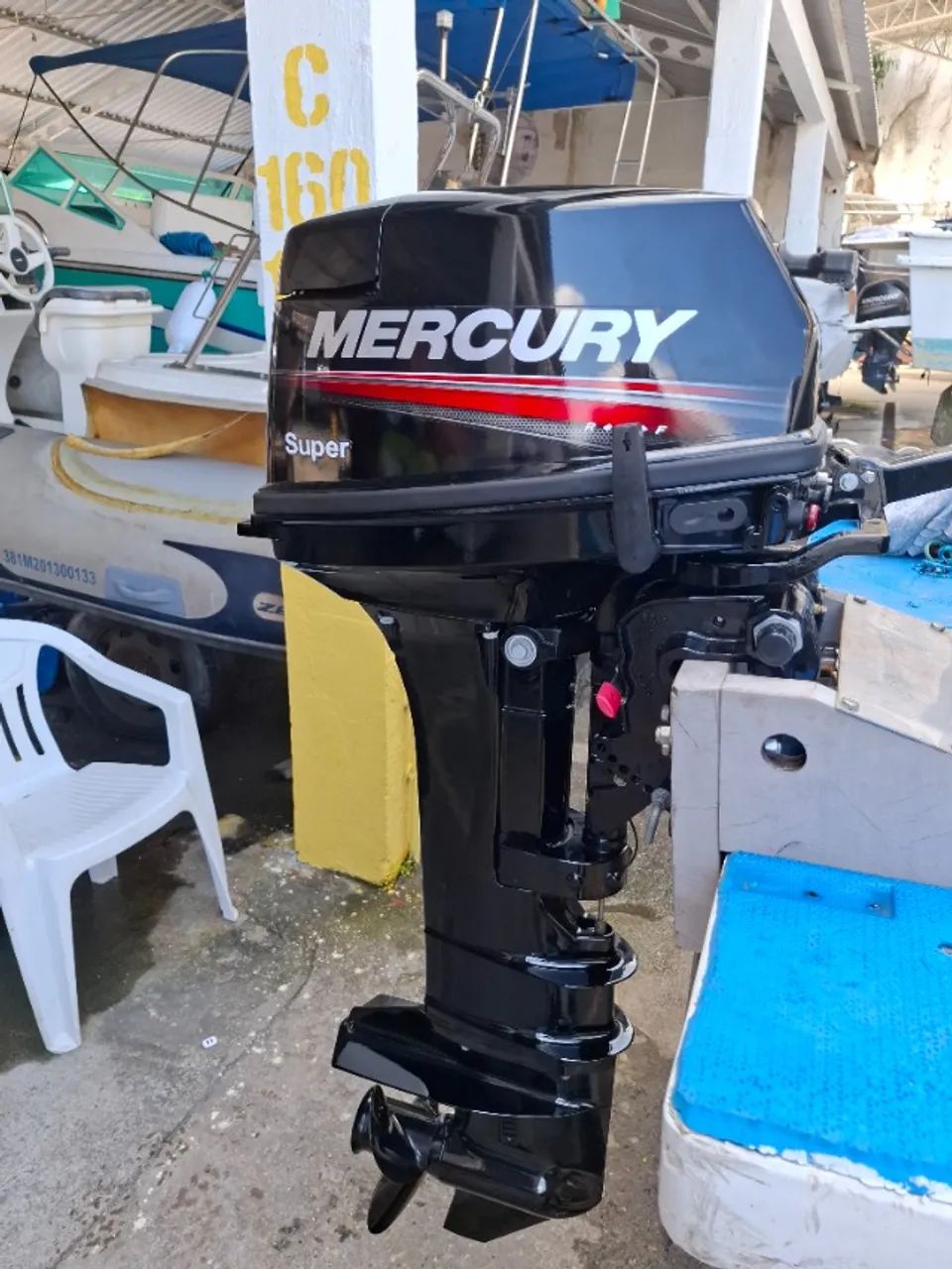 Motor de popa Mercury 15 Hp longo ano 2025 sem uso - Tratores e ...