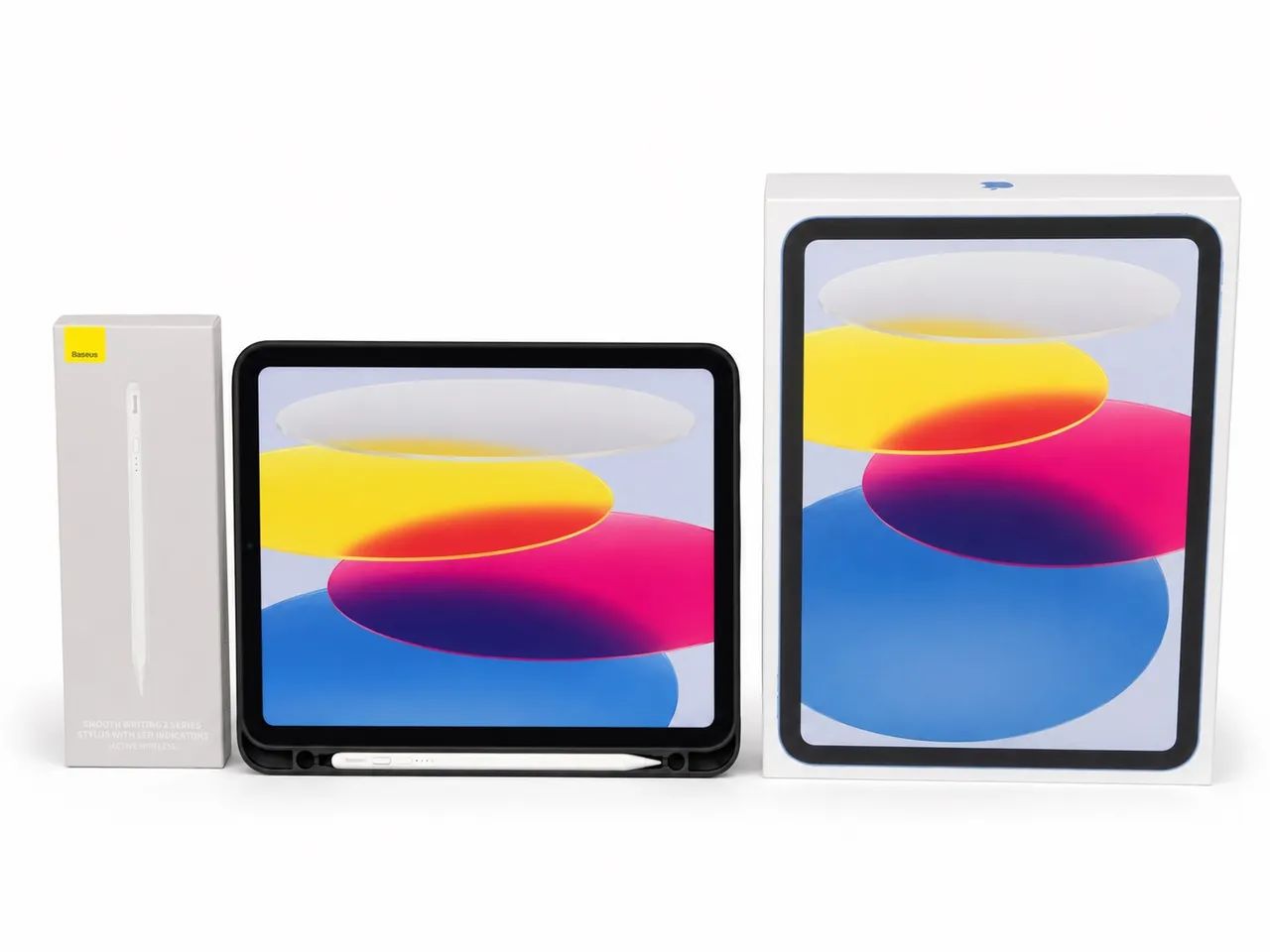 Apple iPad 10ª Geração 64GB + Kit Completo | Baseus Smooth Writing 2  Capa Premium  Caixa